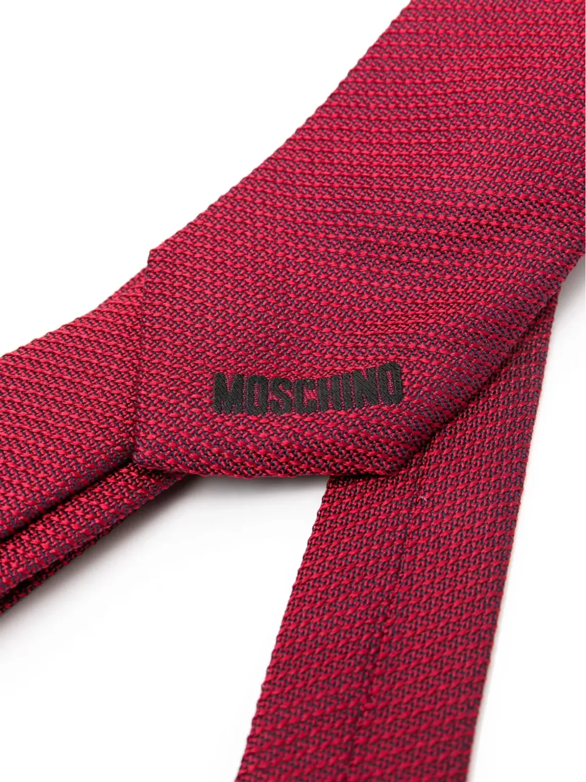 Moschino 刺繍入りシルクタイ - 画像2