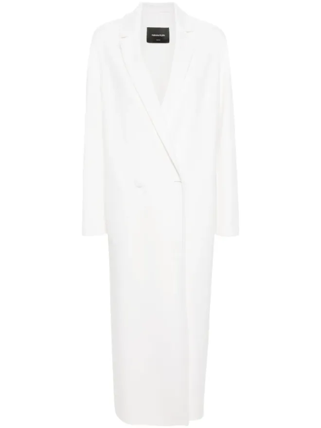 Fabiana Filippi Fabiana Filippi ダブルブレスト カシミア マキシコートの商品画像