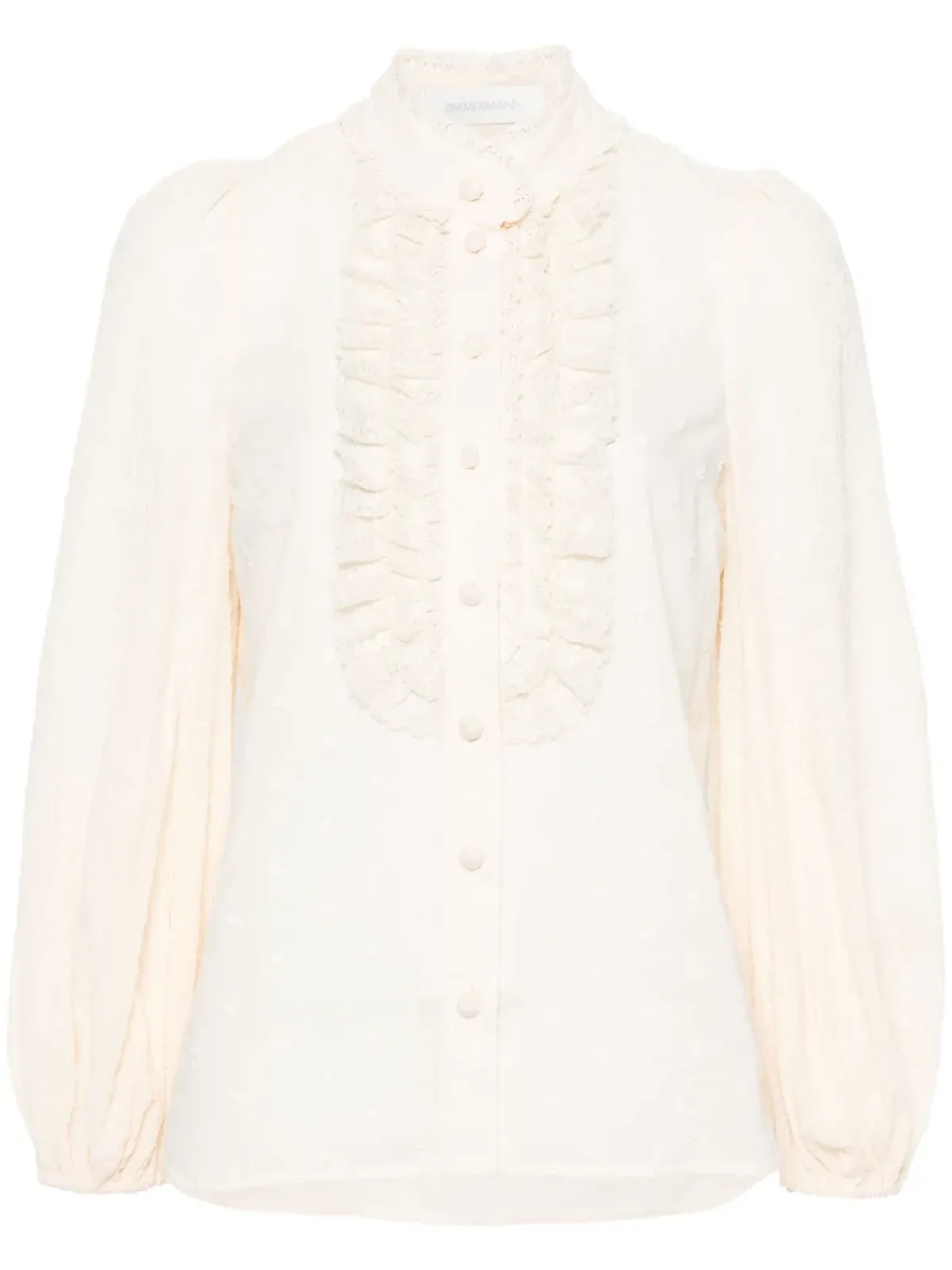 ZIMMERMANN ラッフルディテール コットントップス - 画像1