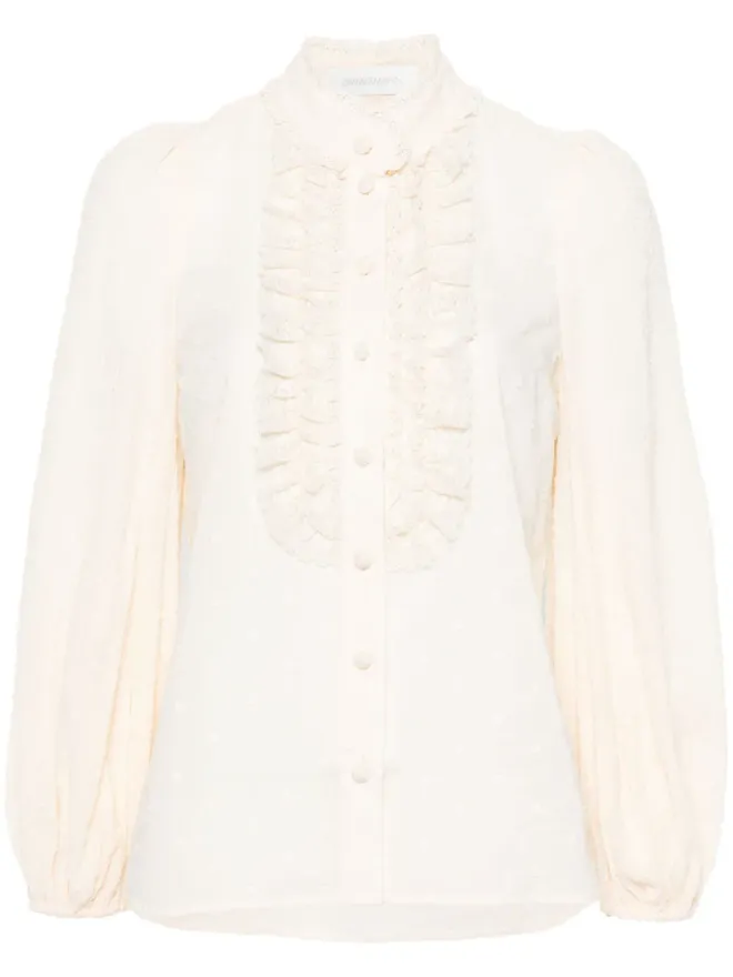 Zimmermann ZIMMERMANN ラッフルディテール コットントップスの商品画像
