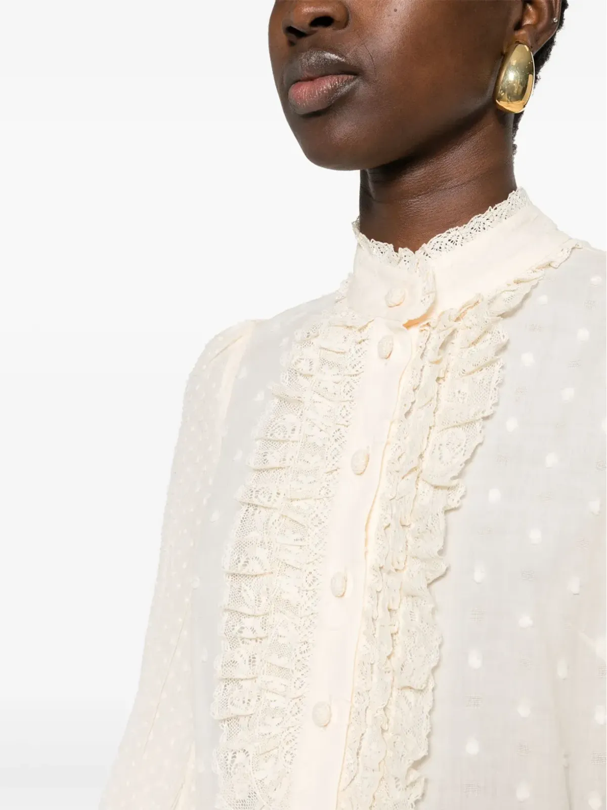 ZIMMERMANN ラッフルディテール コットントップス - 画像5
