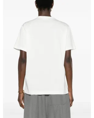 Fabiana Filippi ファビュラプリント コットン Tシャツ - ホワイト - サムネイル4