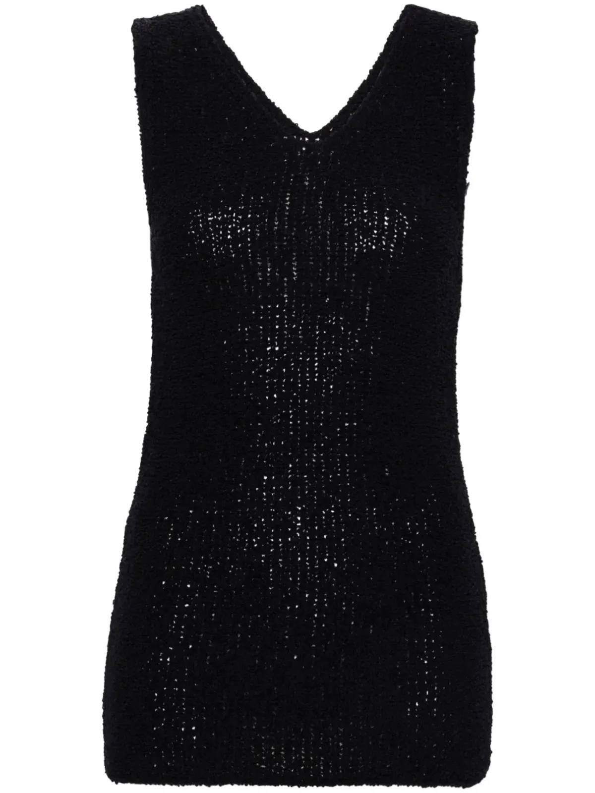 Fabiana Filippi V-neck ブークレ タンクトップ - 画像1