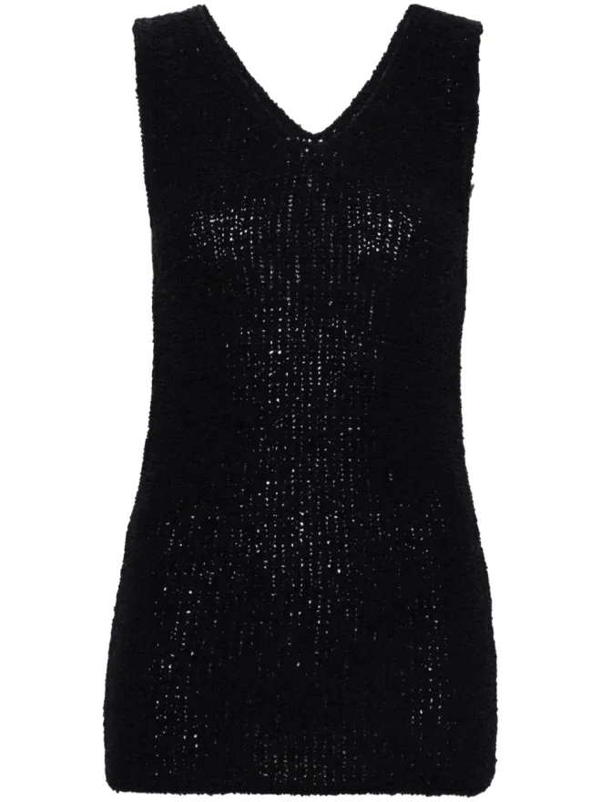 Fabiana Filippi Fabiana Filippi V-neck ブークレ タンクトップの商品画像