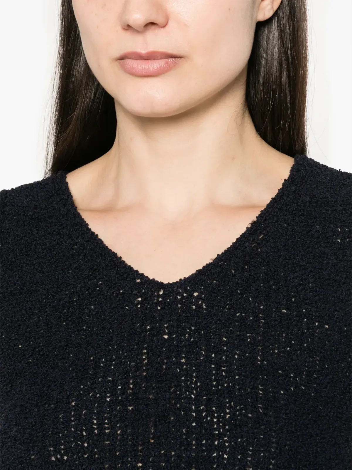 Fabiana Filippi V-neck ブークレ タンクトップ - 画像5