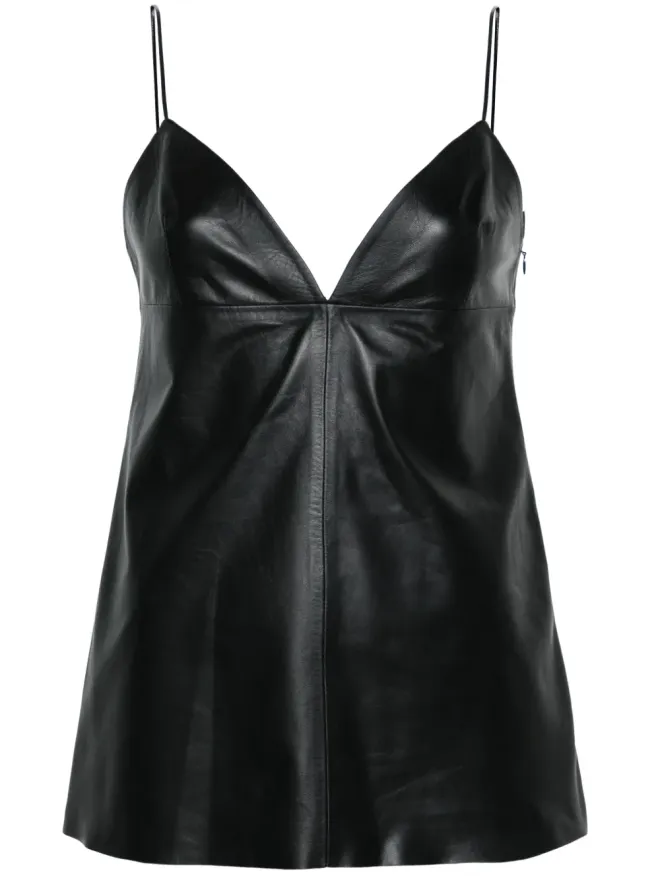 Fabiana Filippi Fabiana Filippi パネルドレザー タンクトップの商品画像