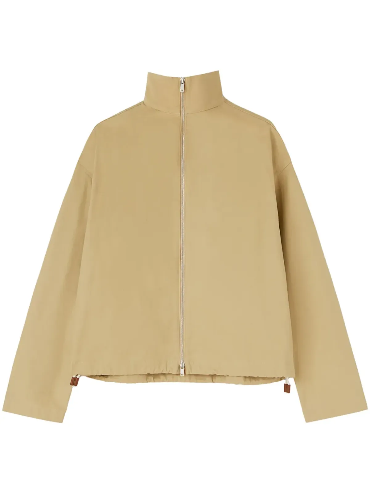 Jil Sander ジップアップ コットン ボンバージャケット - ニュートラルカラー - 画像1