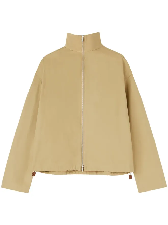 Jil Sander Jil Sander ジップアップ コットン ボンバージャケット - ニュートラルカラーの商品画像