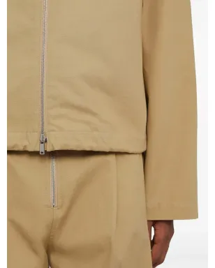 Jil Sander ジップアップ コットン ボンバージャケット - ニュートラルカラー - サムネイル5
