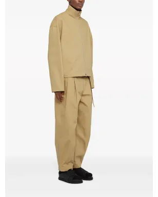 Jil Sander ジップアップ コットン ボンバージャケット - ニュートラルカラー - サムネイル3