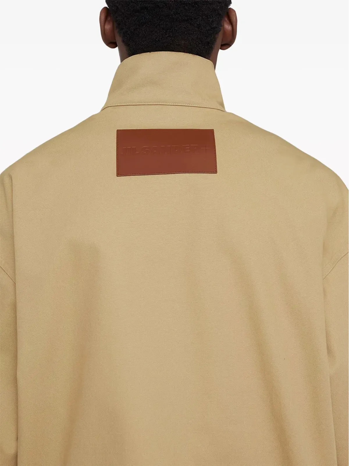 Jil Sander ジップアップ コットン ボンバージャケット - ニュートラルカラー - 画像4