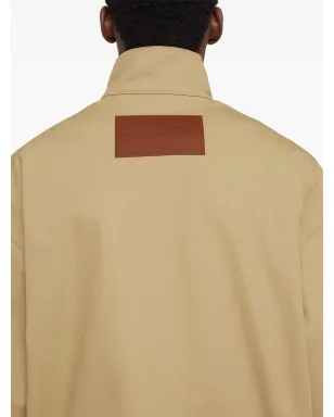 Jil Sander ジップアップ コットン ボンバージャケット - ニュートラルカラー - サムネイル4