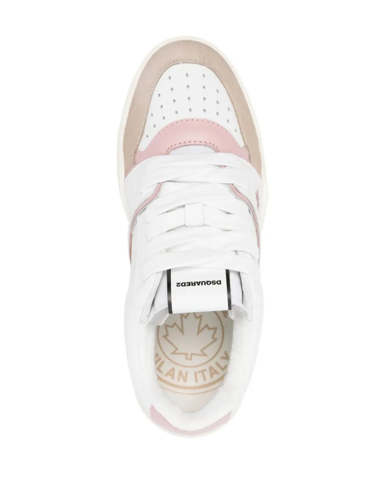 DSQUARED2 スパイカー レザー スニーカー - 画像4