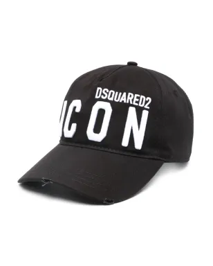 DSQUARED2 BE Icon ベースボールキャップ - ブラック - サムネイル1