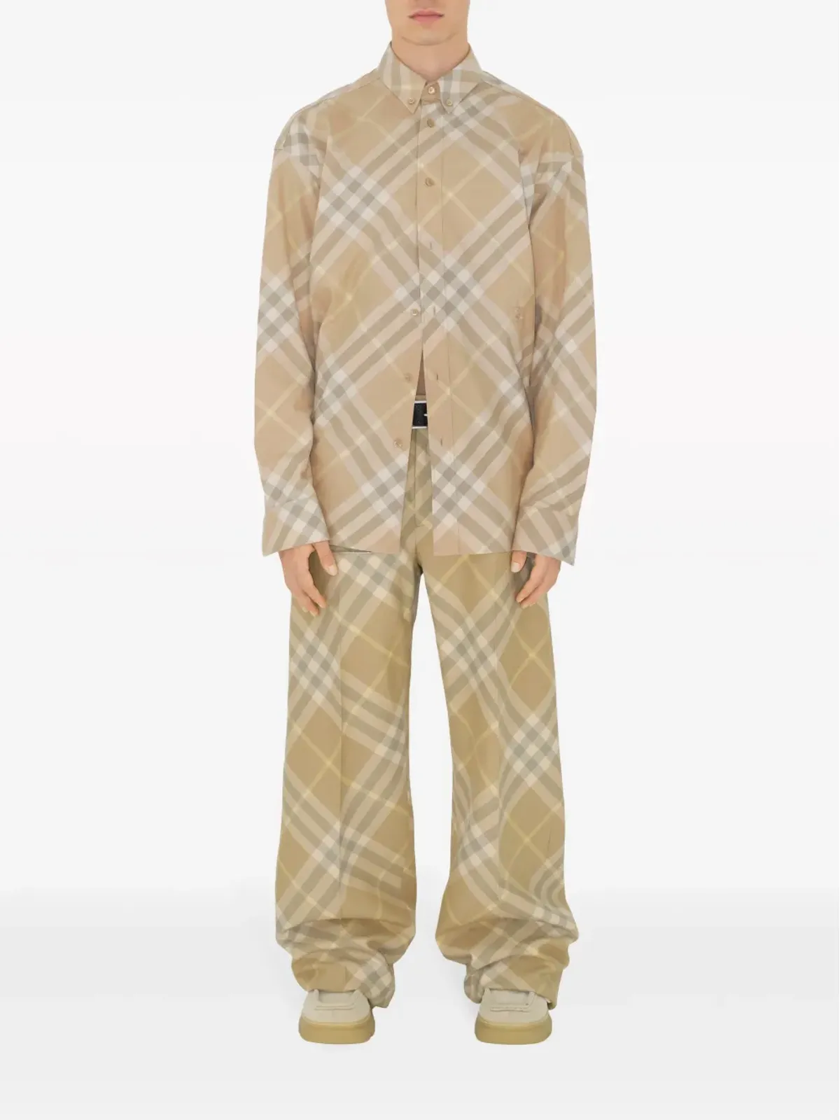 Burberry ビンテージ チェック コットン シャツ - ニュートラルカラー - 画像2