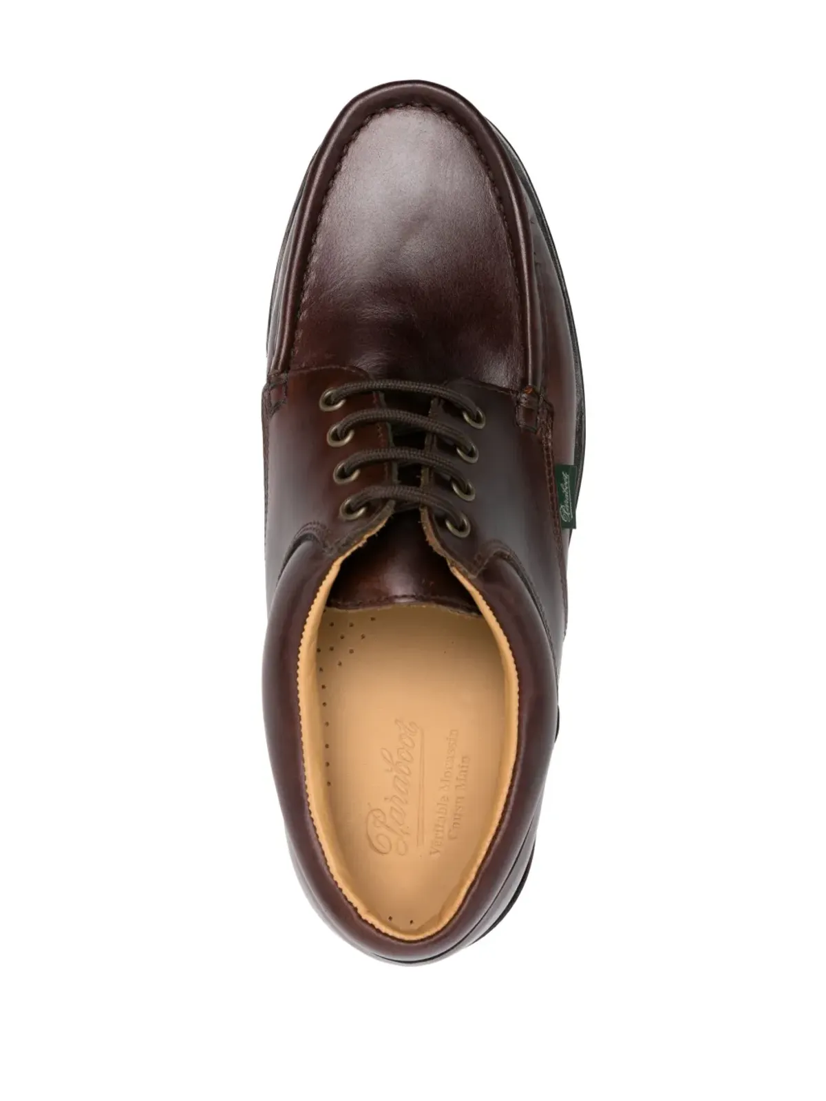 Paraboot Thiers レザー ボートシューズ - ブラウン - 画像4