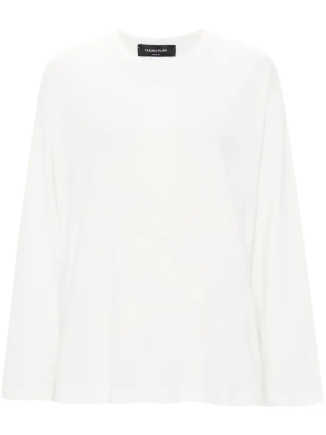 Fabiana Filippi Fabiana Filippi パネルド・ロングスリーブ Tシャツの商品画像