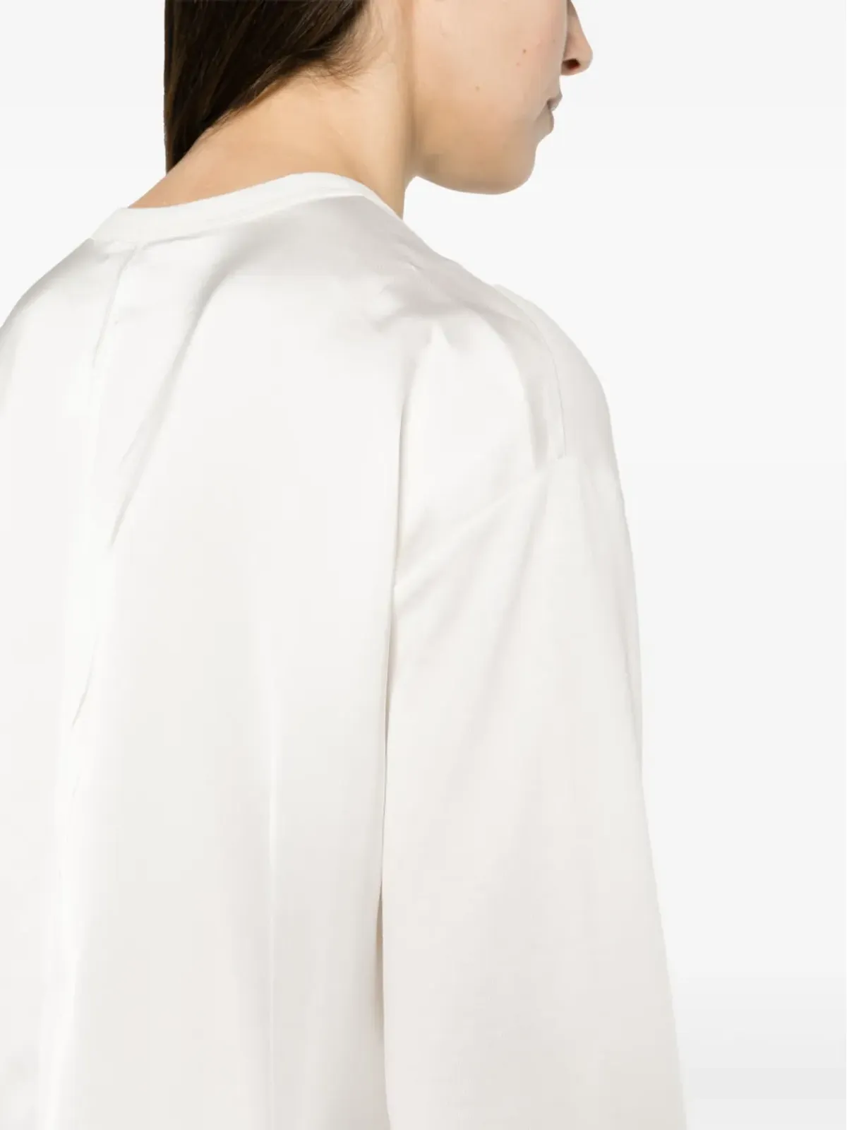 Fabiana Filippi パネルド・ロングスリーブ Tシャツ - 画像5