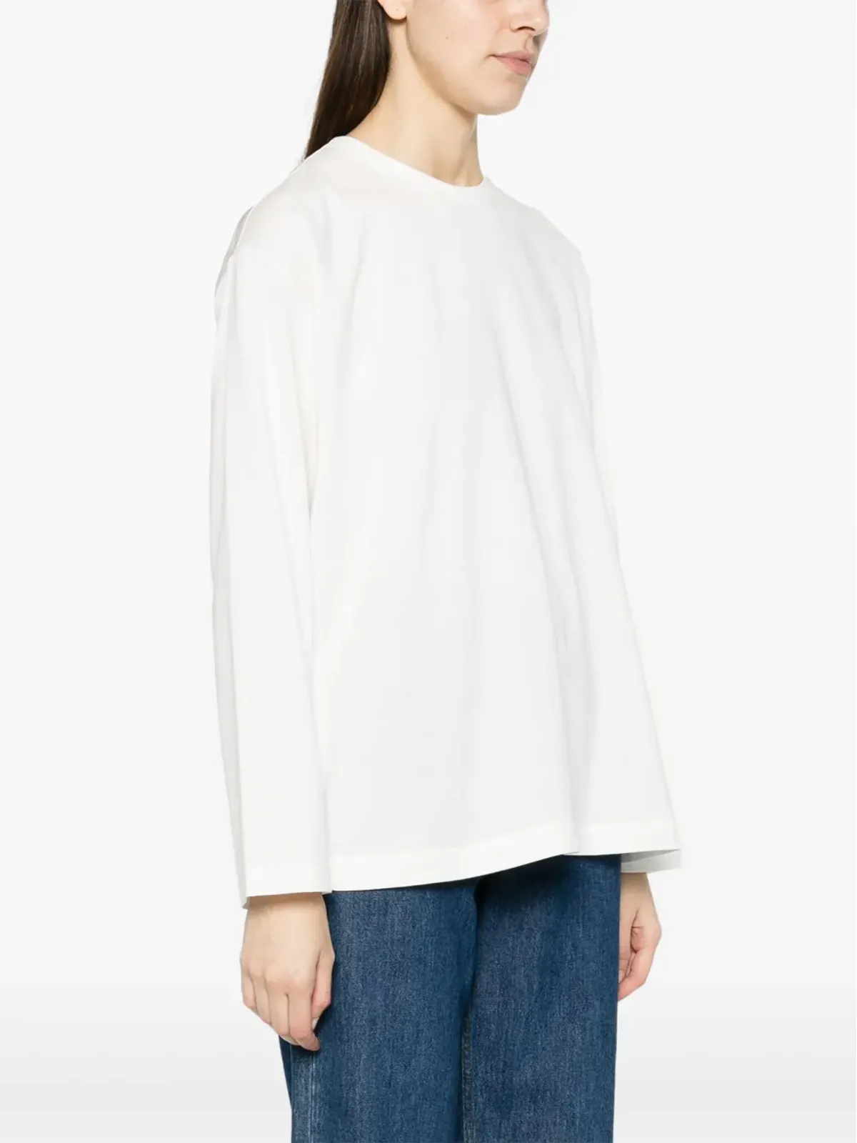 Fabiana Filippi パネルド・ロングスリーブ Tシャツ - 画像3