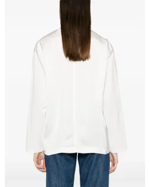 Fabiana Filippi パネルド・ロングスリーブ Tシャツ - サムネイル4