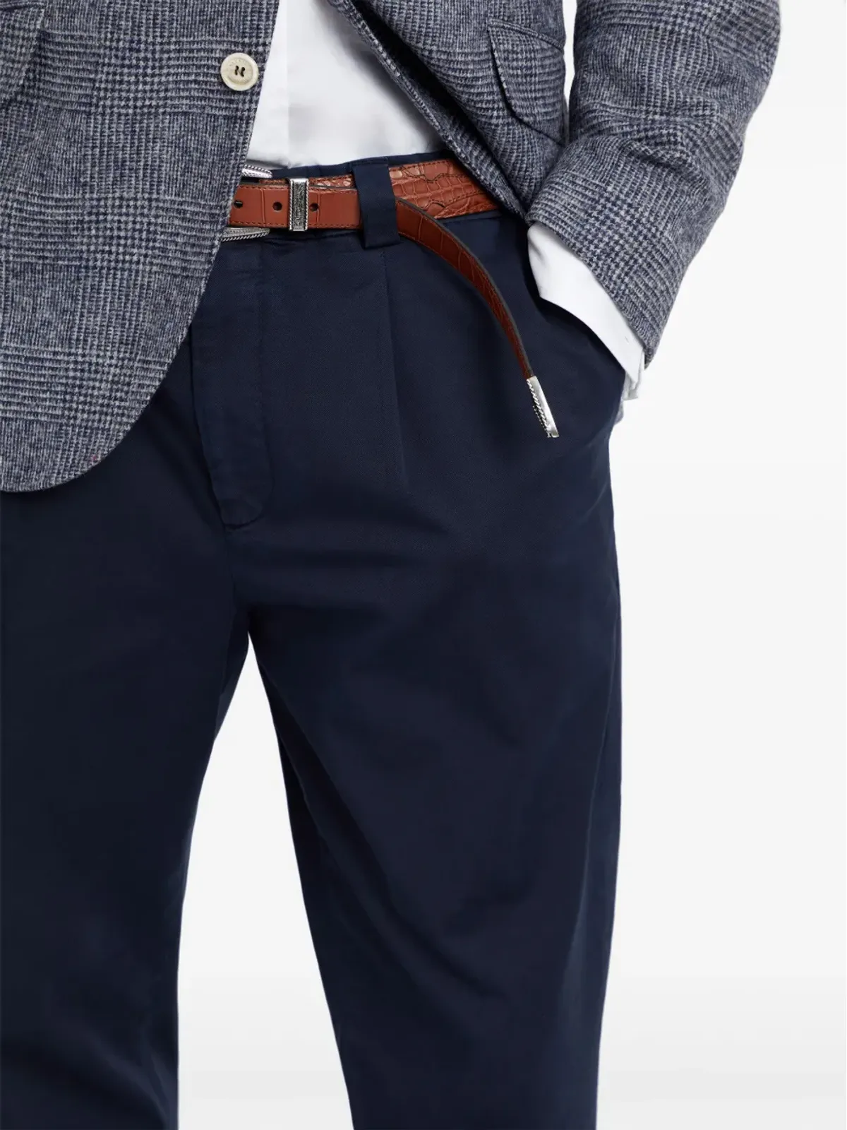 Brunello Cucinelli テーパードコットンパンツ - 画像5