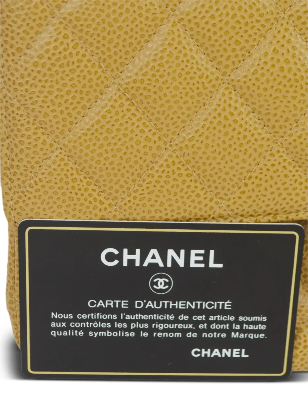 CHANEL ビンテージ 2002年頃 ミディアム ダブルフラップショルダーバッグ ベージュ系 - 画像5