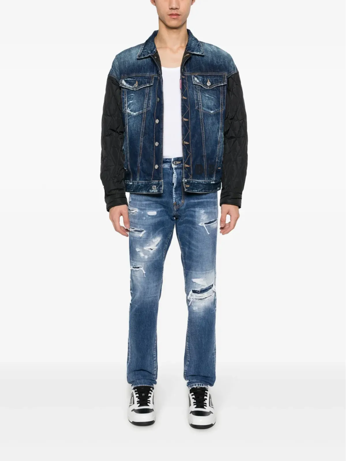 DSQUARED2 クールガイ ダメージジーンズ ブルー - 画像2