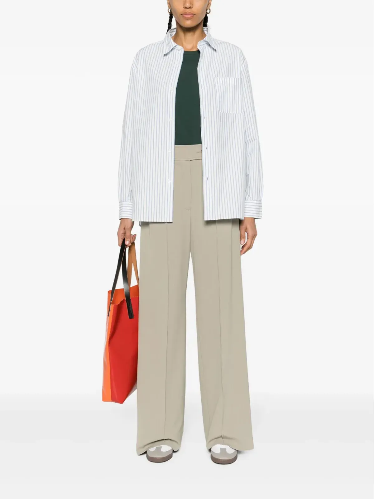 A.P.C. セラ ストライプシャツ - 画像2