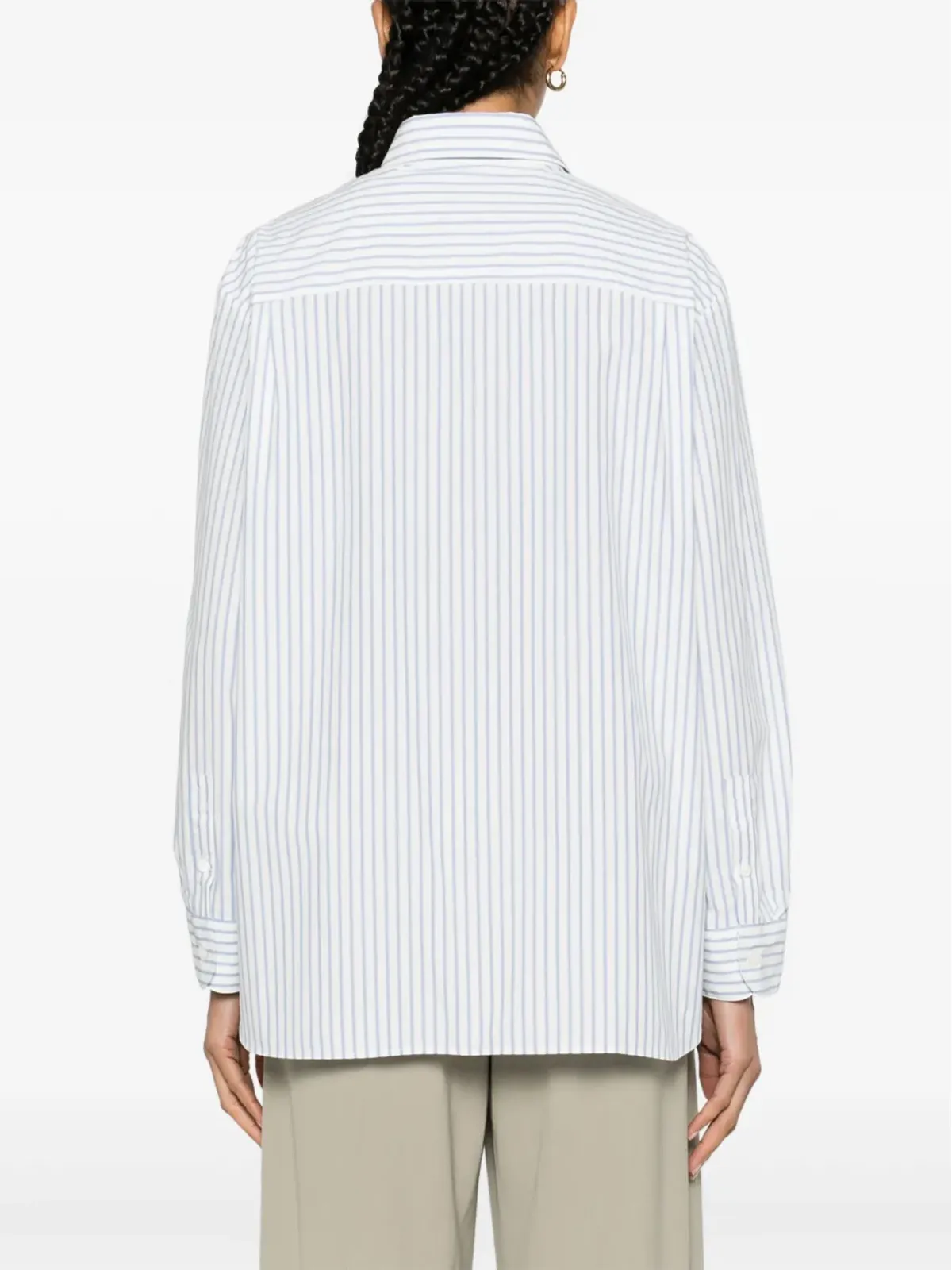 A.P.C. セラ ストライプシャツ - 画像4