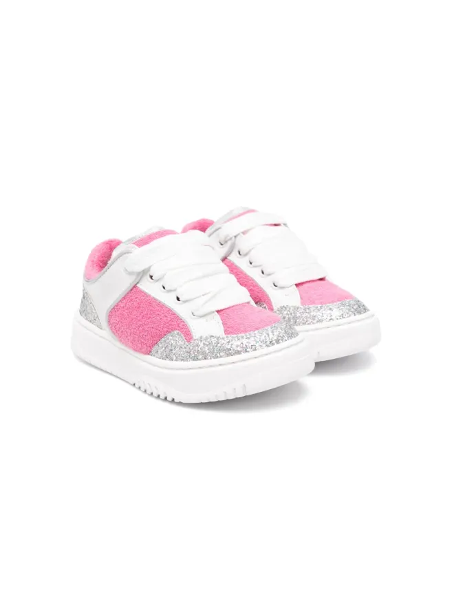 Andrea Montelpare Andrea Montelpare テリークロス グリター スニーカーの商品画像