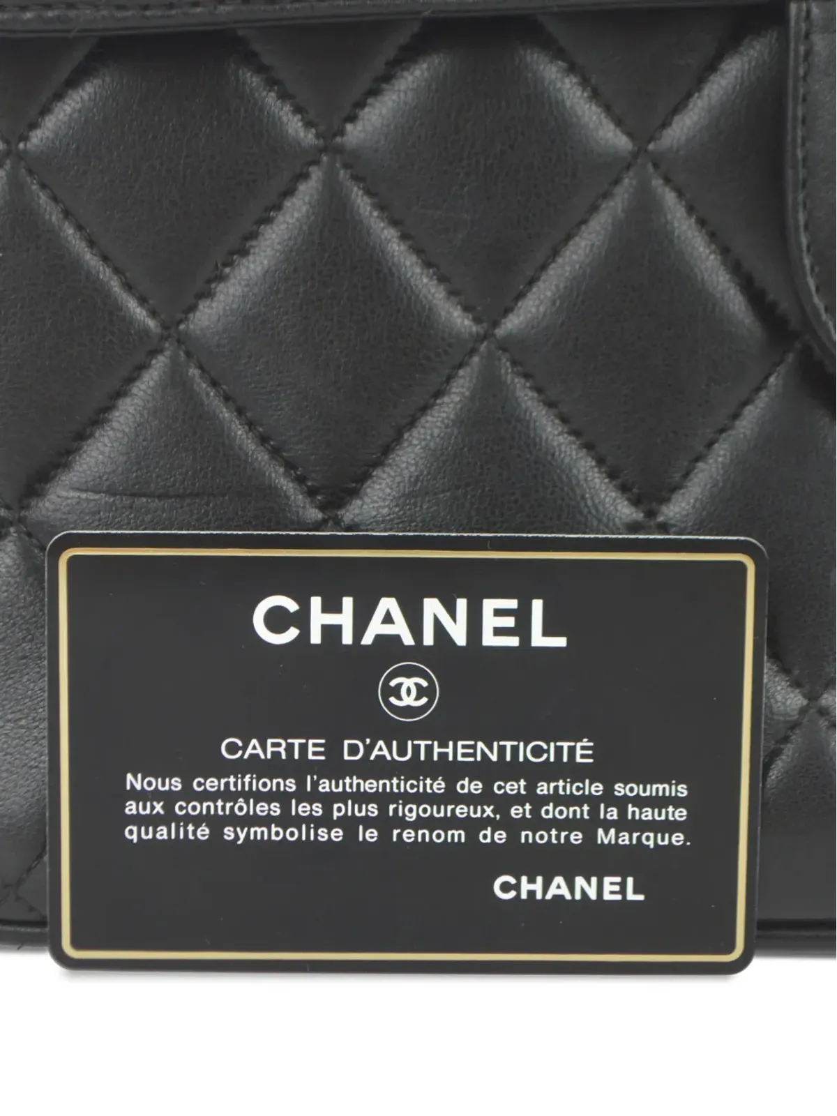 CHANEL ビンテージ 1995 ジャンボ クラシック フラップ ショルダーバッグ - ブラック - 画像4