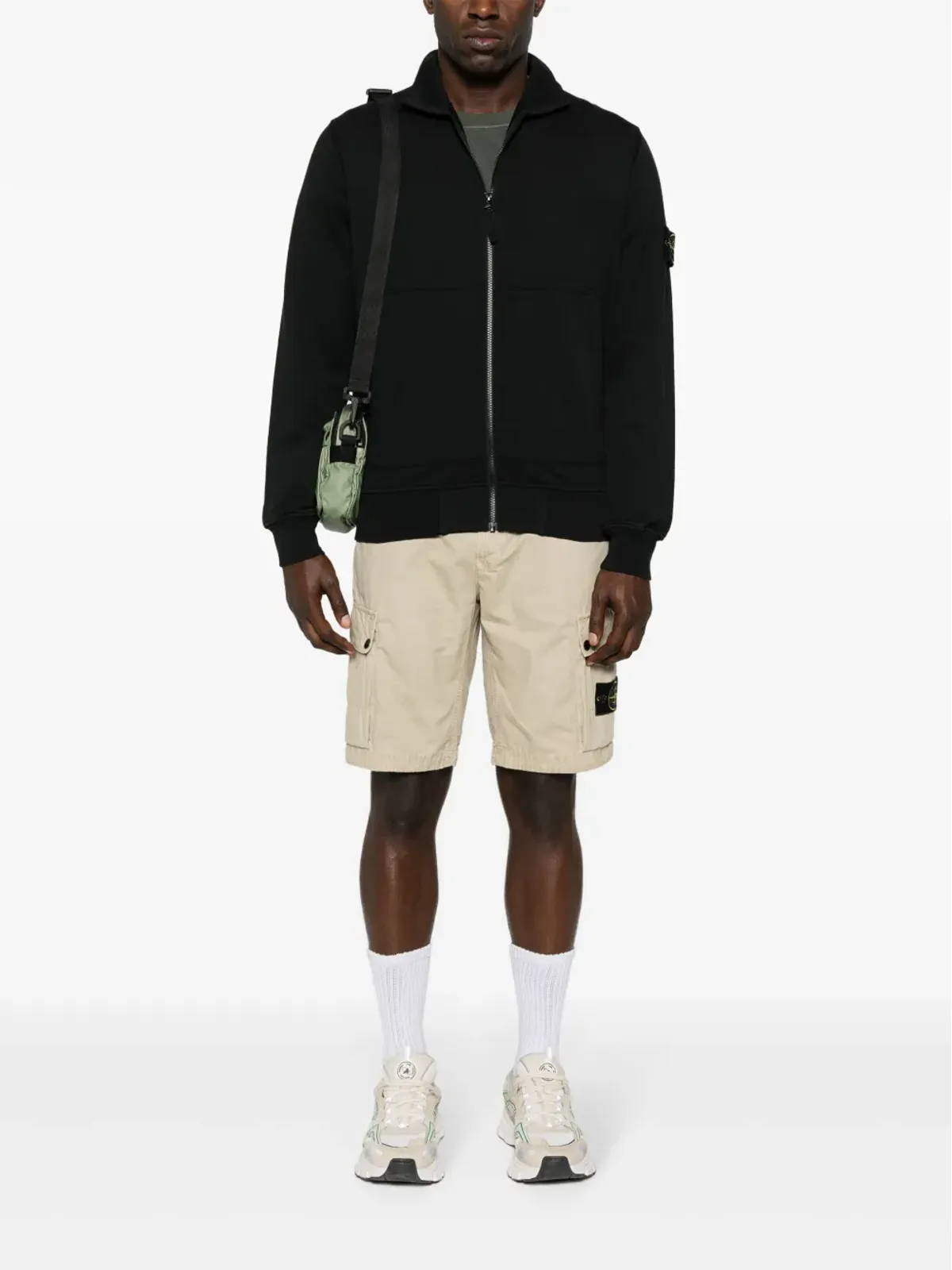 Stone Island コットンジャージー カーディガン - 画像2