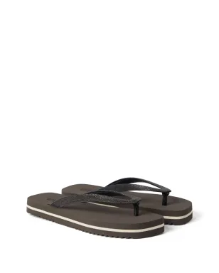 Brunello Cucinelli モニリ付きフリップフロップ ブラウン - サムネイル2