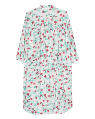 Marni レベリープリント コットン シャツドレス - ホワイト - サムネイル2