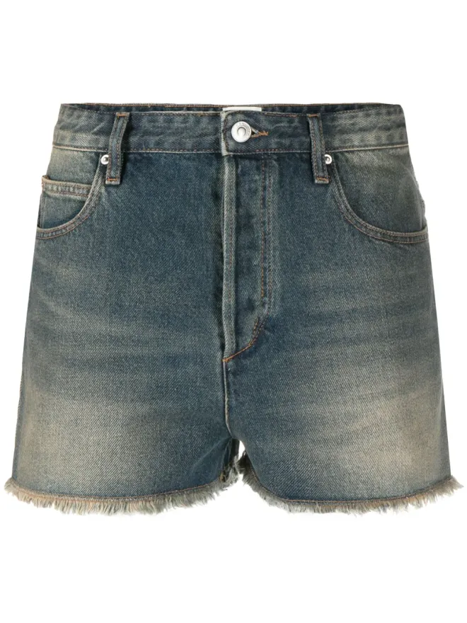 Isabel Marant ISABEL MARANT レシア デニムミニショーツ - ブルーの商品画像