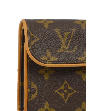 Louis Vuitton ビンテージ 2001 Pochette Florentine ベルトバッグ - ブラウン - サムネイル3