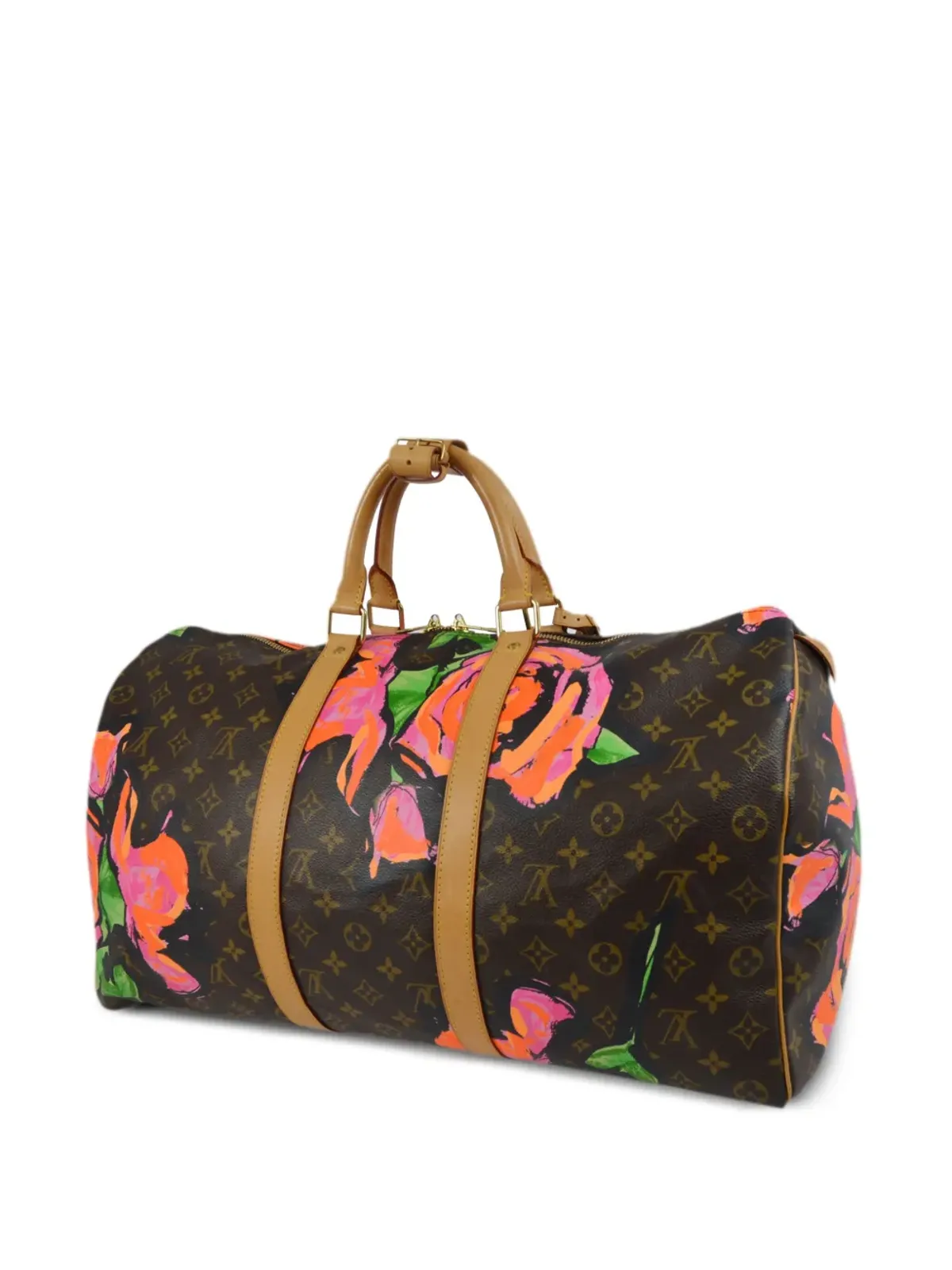 Louis Vuitton ビンテージ x Stephen Sprouse 2008 Keepall 50 トラベルバッグ - ブラウン - 画像2