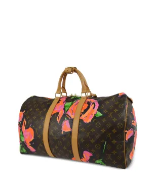 Louis Vuitton ビンテージ x Stephen Sprouse 2008 Keepall 50 トラベルバッグ - ブラウン - サムネイル2