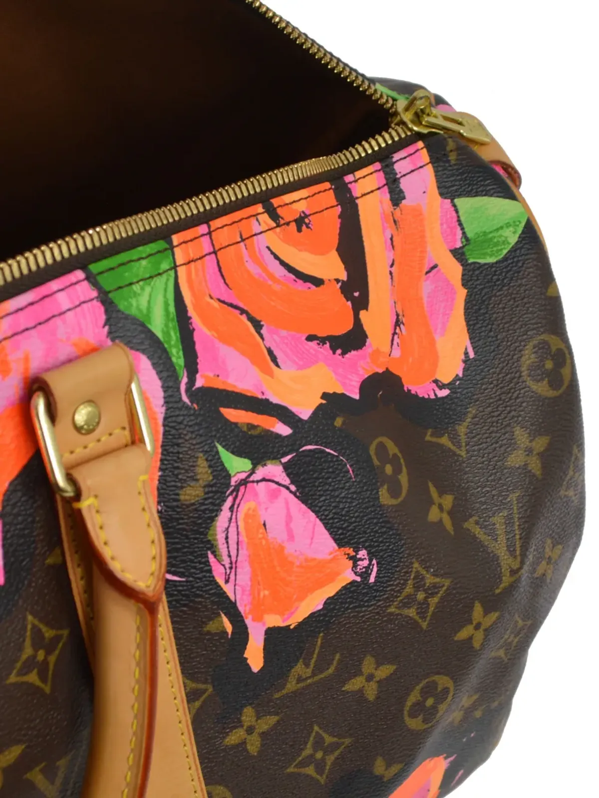 Louis Vuitton ビンテージ x Stephen Sprouse 2008 Keepall 50 トラベルバッグ - ブラウン - 画像4