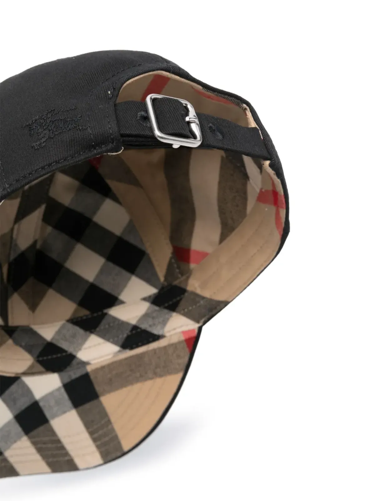 Burberry チェック柄ベースボールキャップ - 画像2