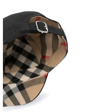 Burberry チェック柄ベースボールキャップ - サムネイル2