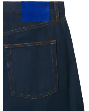 Burberry ロゴパッチ コットン ワイドレッグジーンズ - サムネイル5