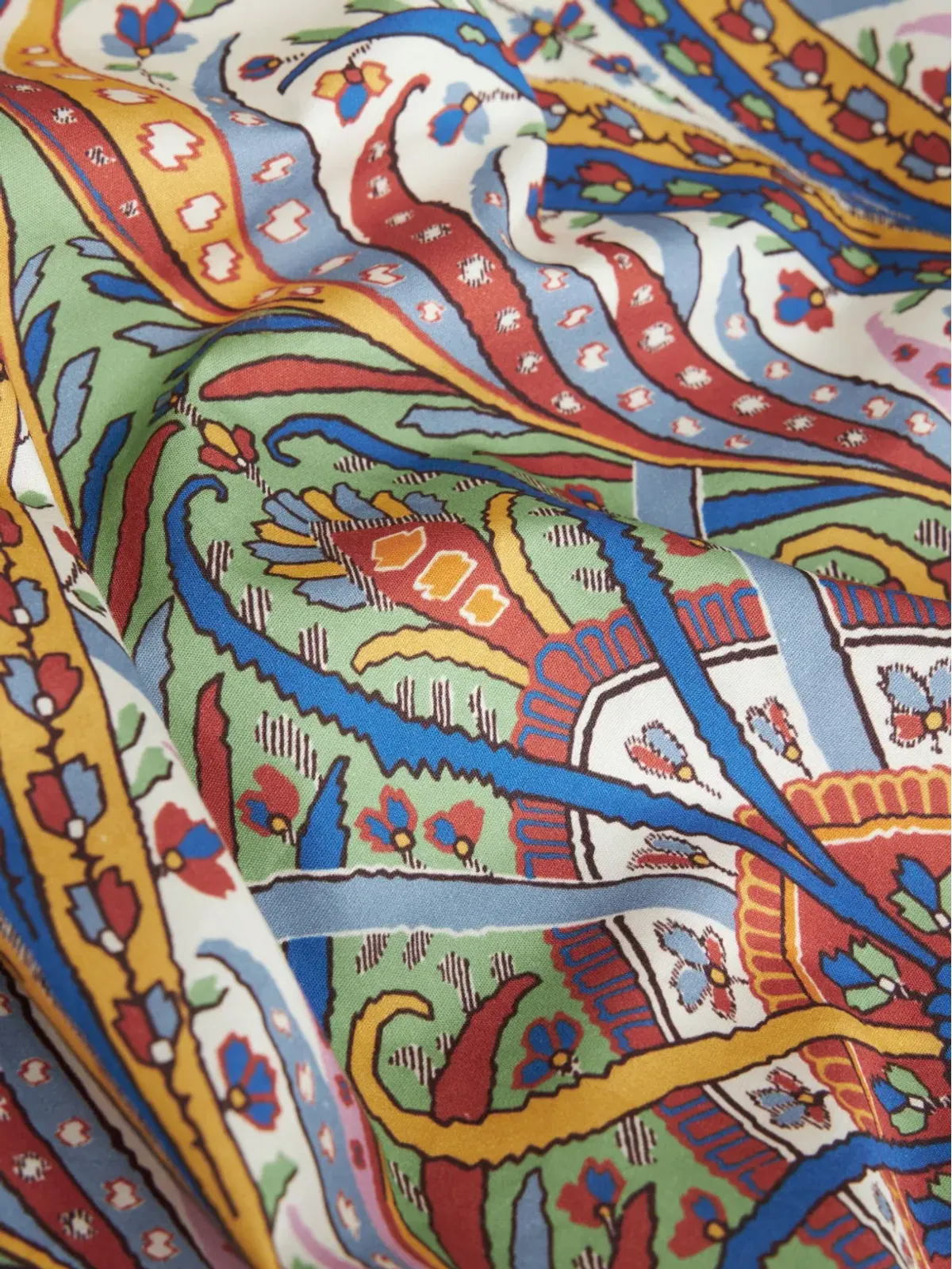 ETRO ペイズリー柄コットンシャツドレス - ホワイト - 画像5