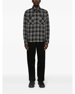 Givenchy ワイドレッグ ロゴプレート カーペンタージーンズ - ブラック - サムネイル2