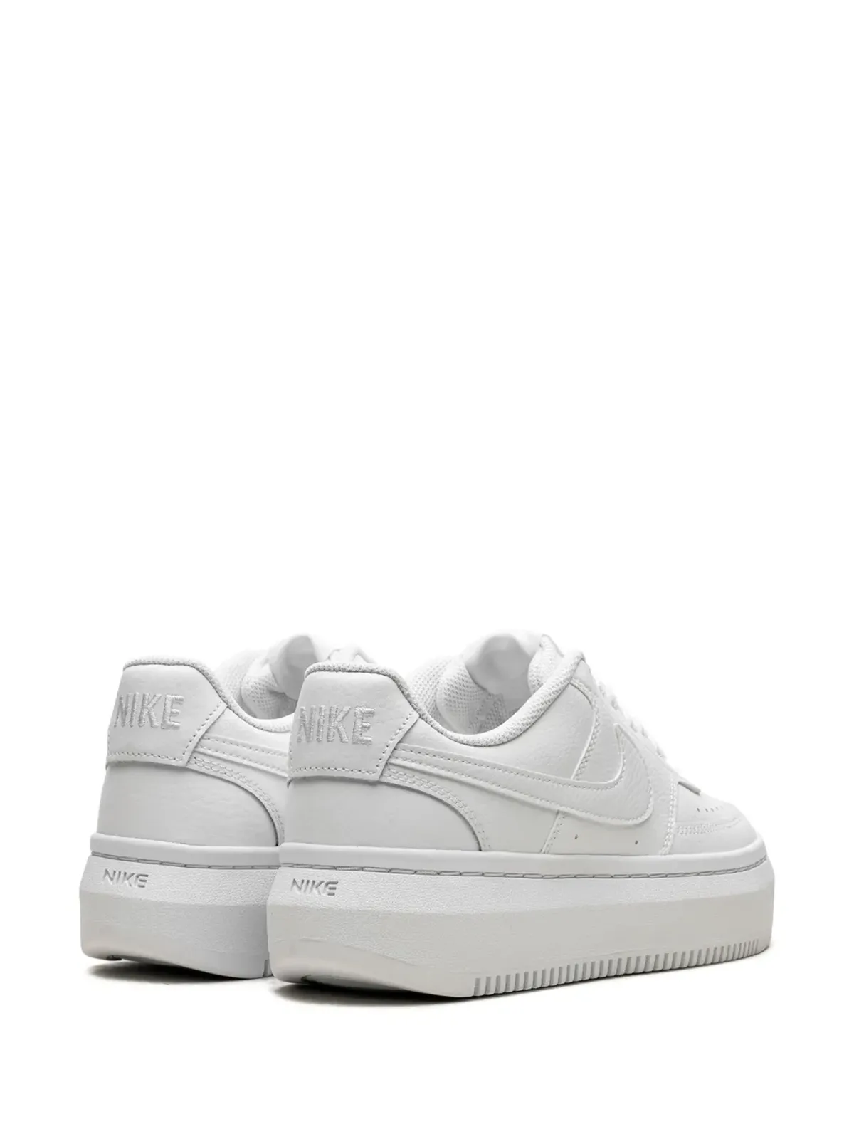 Nike Court Vision Alta トリプルホワイト スニーカー - 画像3