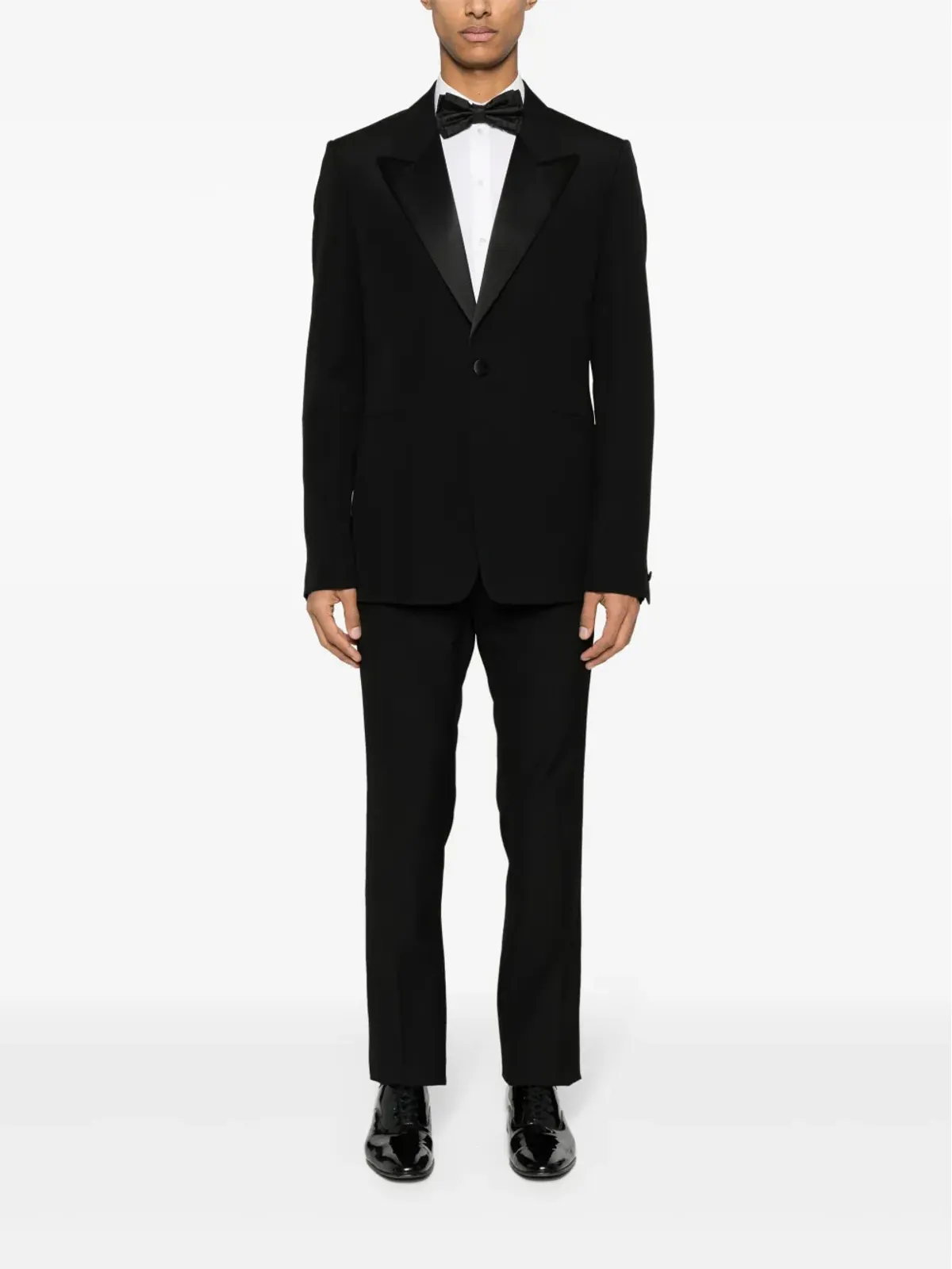 Givenchy ピークドラペル・シングルブレスト ウール ブレザー - 画像2