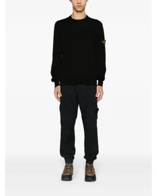 Stone Island クルーネックセーター ブラック - サムネイル2