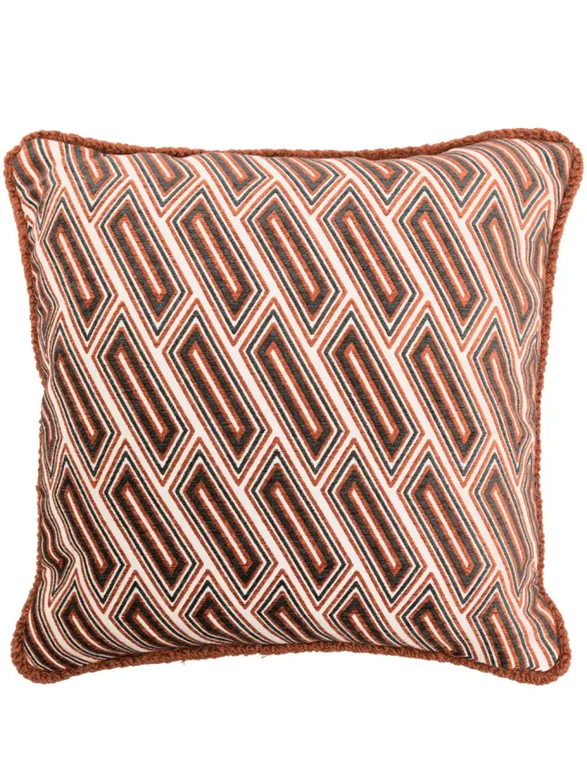 Soho Home Soho Home ベンデ 幾何学柄クッション - Brownの商品画像
