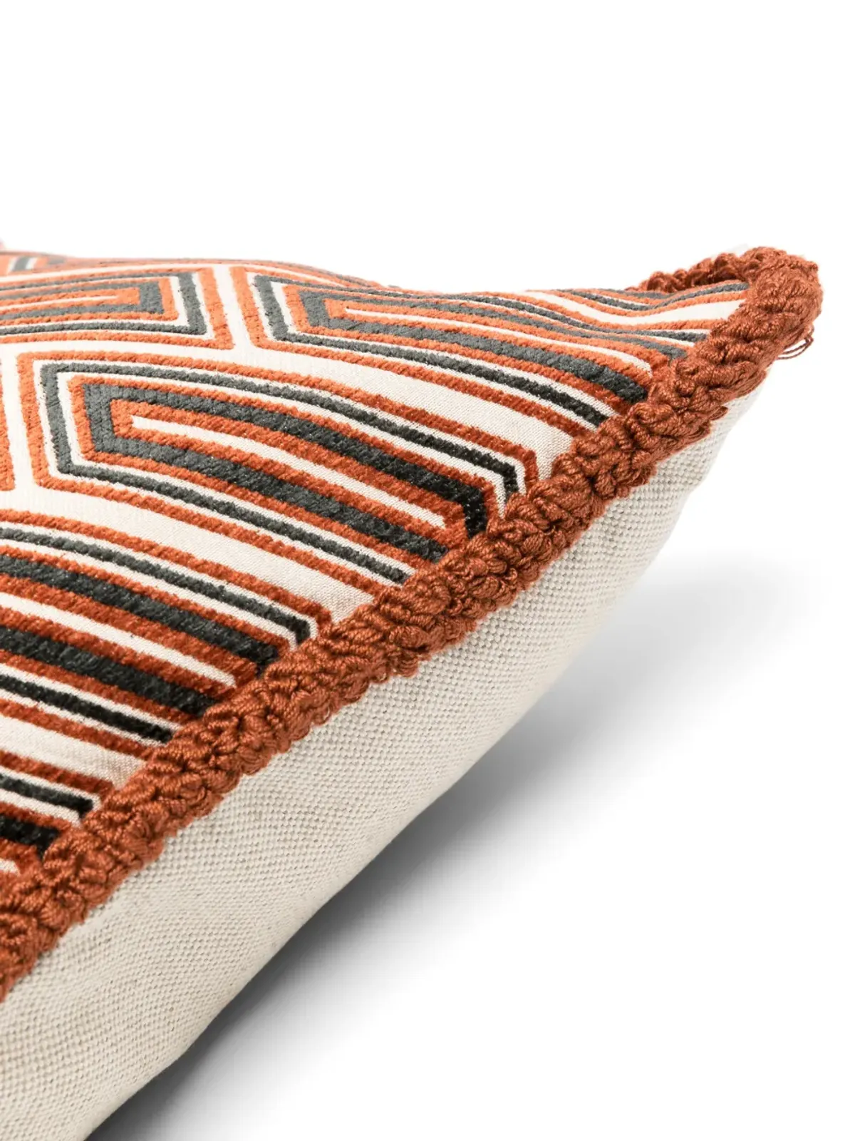 Soho Home ベンデ 幾何学柄クッション - Brown - 画像3