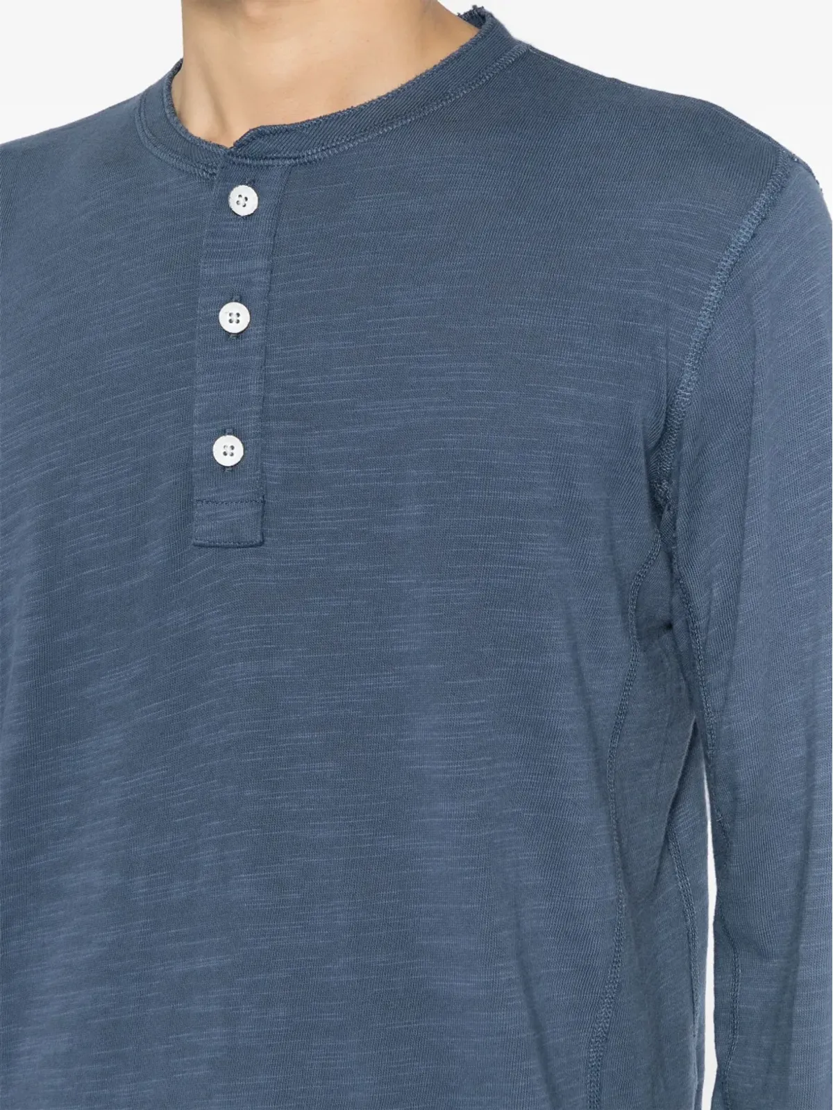 rag & bone コットン ヘンリーネックTシャツ - 画像5